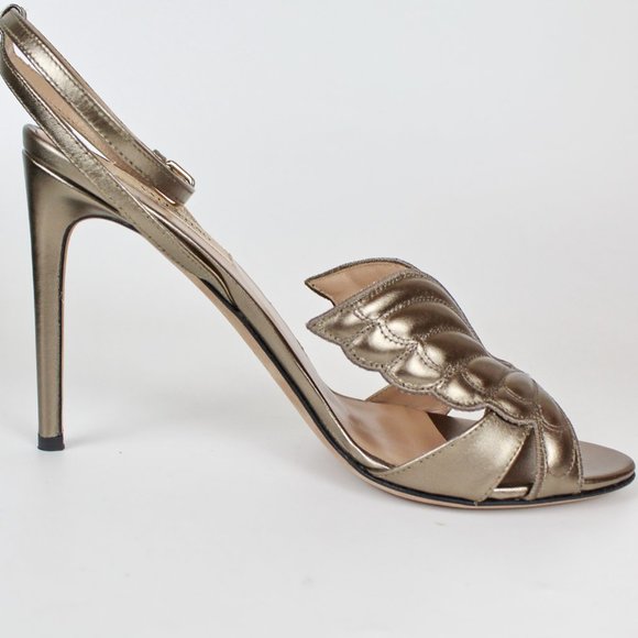 NEW Valentino Metallic Butterfly Sandals | Runway Style for Party & Events - Picture 9 of 14